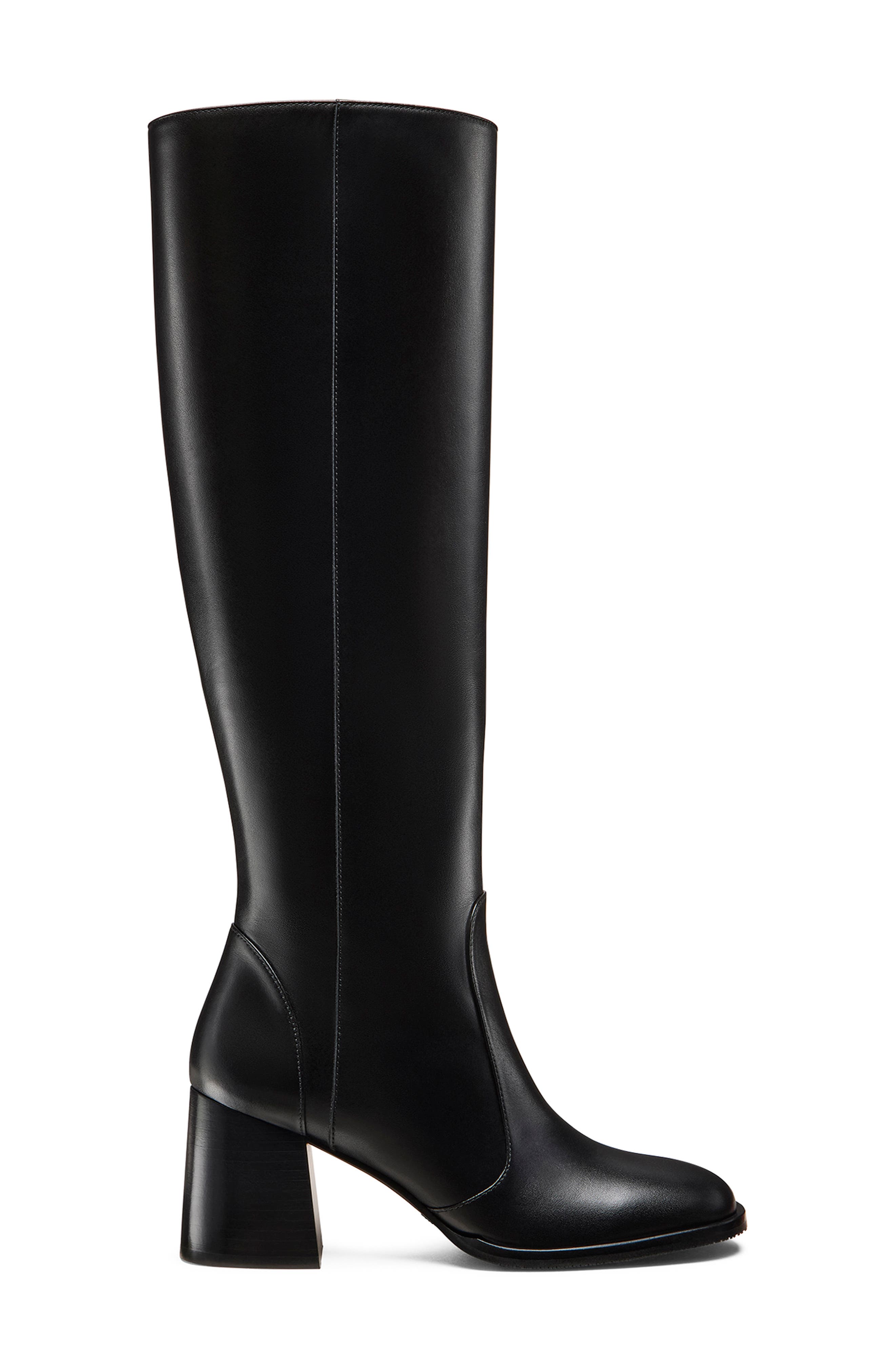 Stuart Weitzman Nola Knee High Boot, Alternate, color, Black