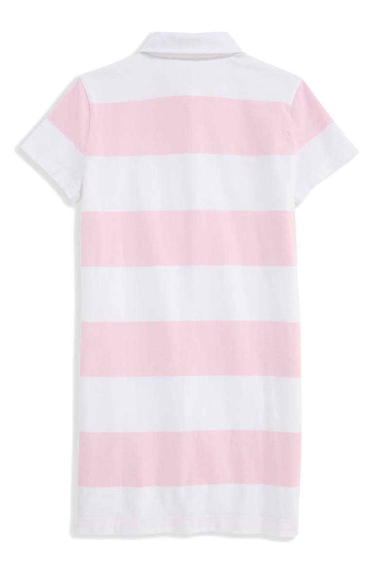 Kids' Striped Rugby Dress, Alternate, color, PINK RUGBY STRIPE