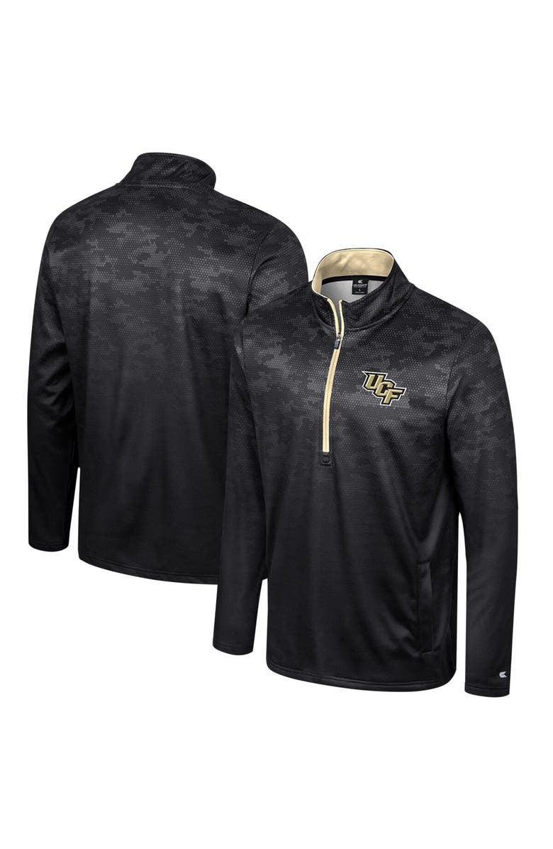 COLOSSEUM Men's Colosseum  Black UCF Knights The Machine Half-Zip Jacket, Main, color, Black