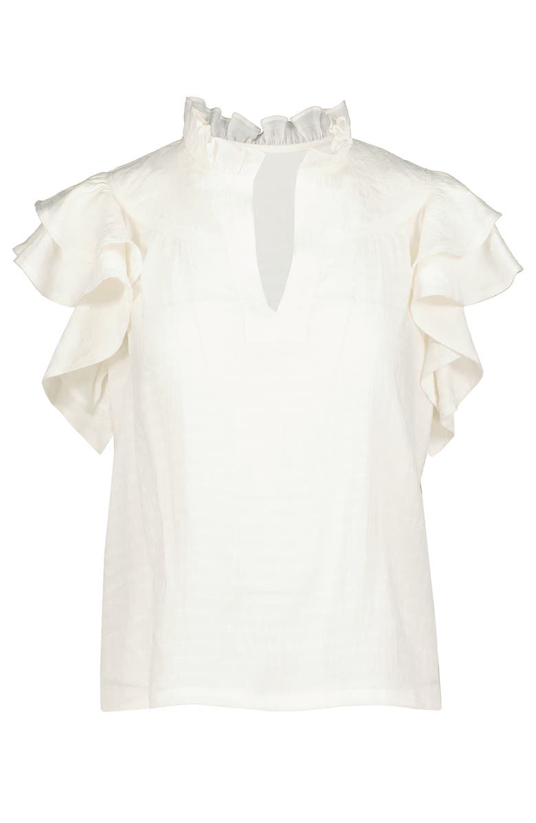 Bishop + Young Margarita Poplin Top, Alternate, color, Natural