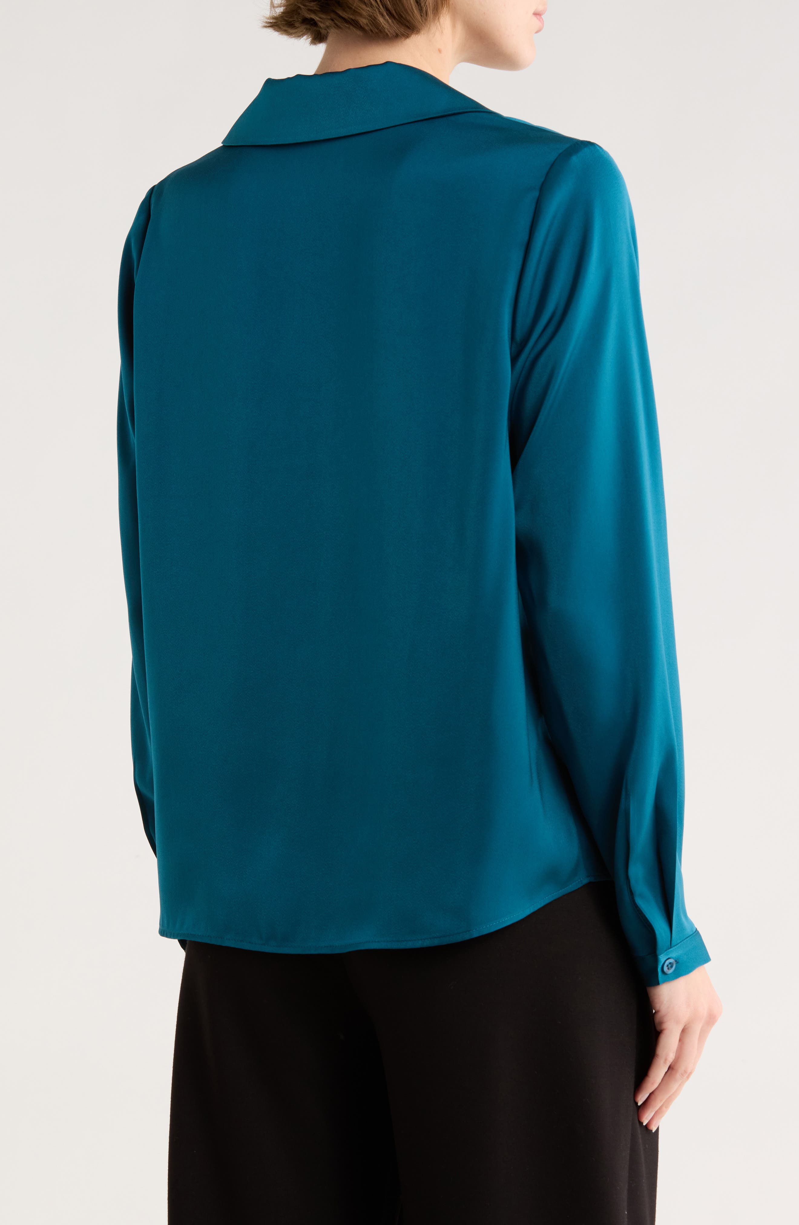 Johnny Collar Long Sleeve Top - image 4