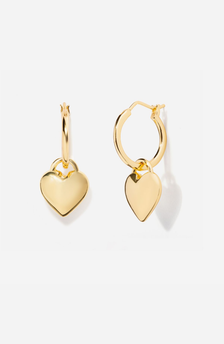Little Sky Stone Freya Puffed Heart Drop Earrings, Main, color, 