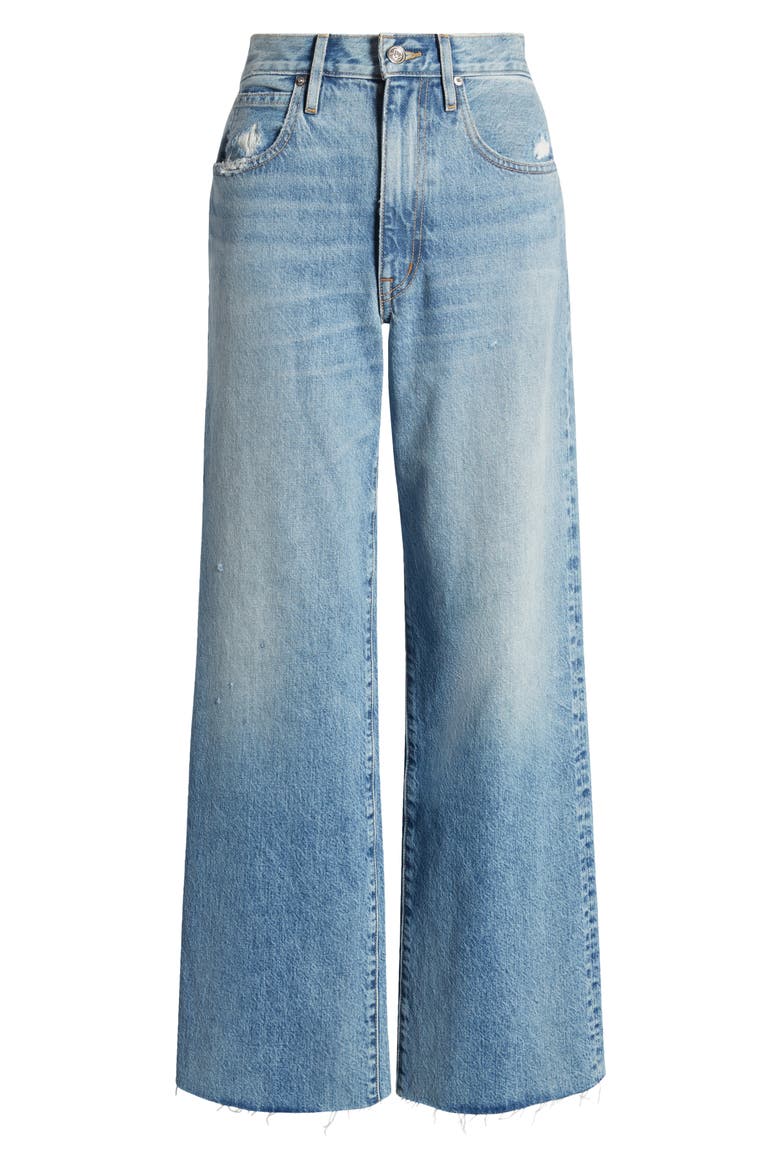 Grace Cotton Wide Leg Jeans, Alternate, color, OUT OF REACH
