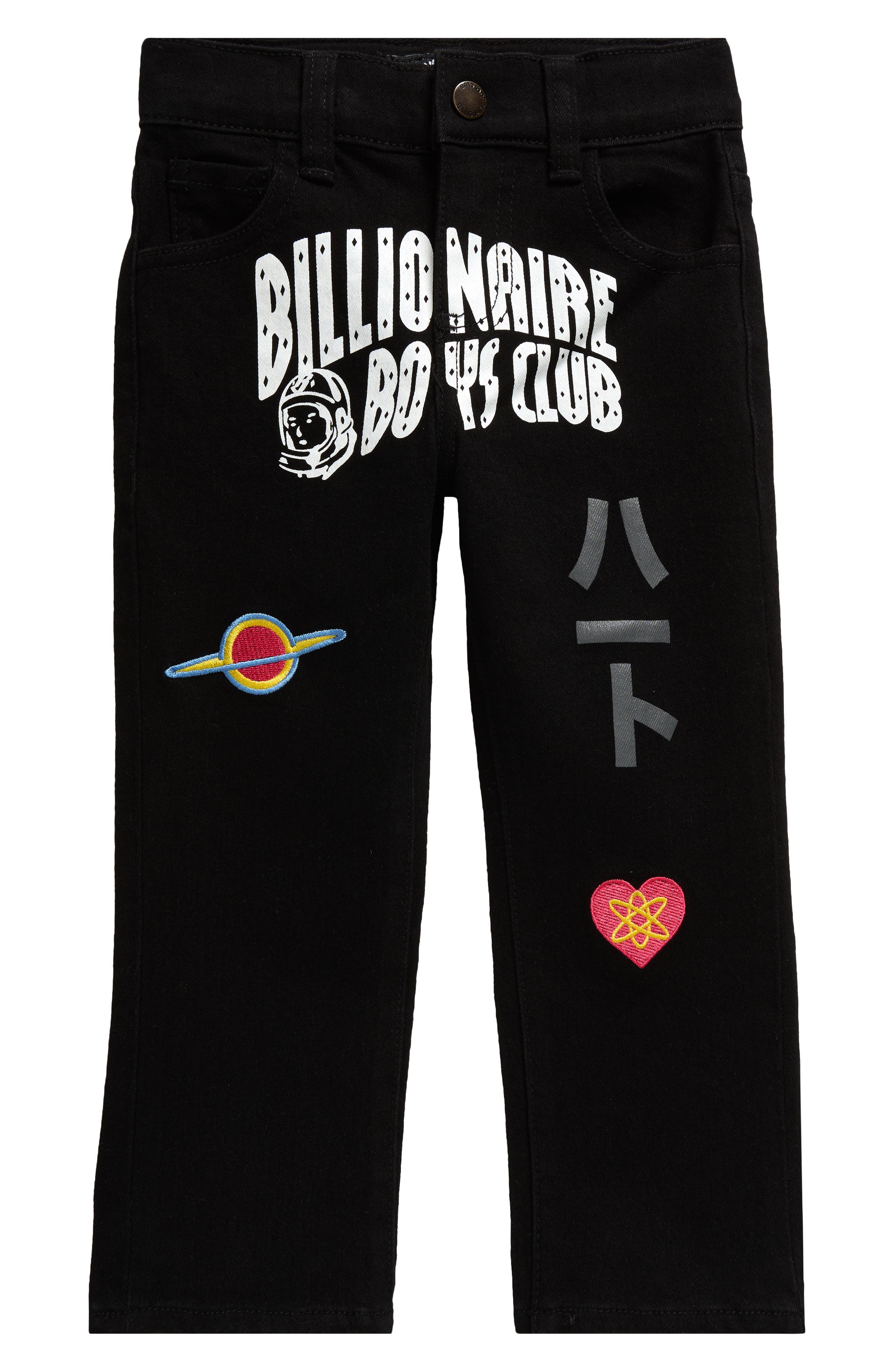 Billionaire Boys Club Kids' Heart Graphic Denim Jeans