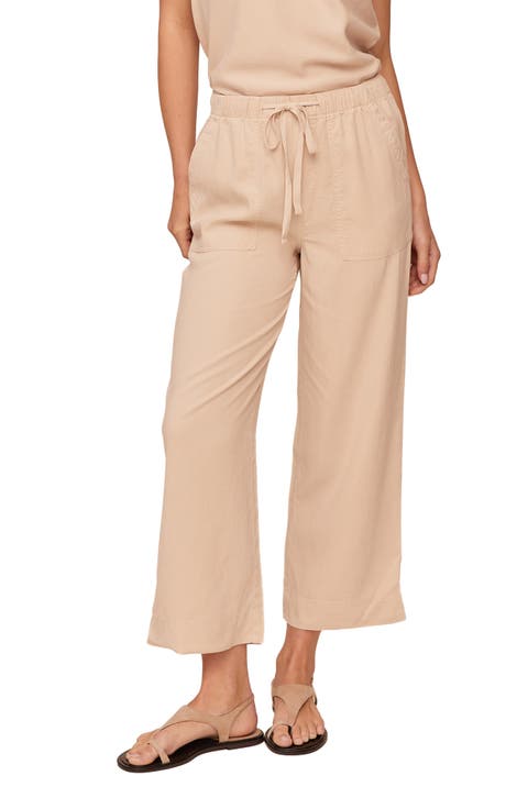 Easy Pocket Crop Wide Leg Pants