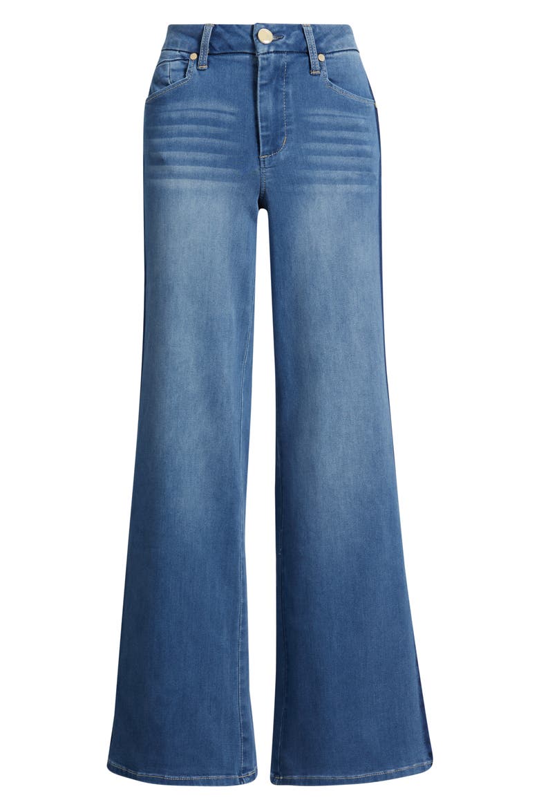 High Waist Wide Leg Jeans, Alternate, color, FELICIA