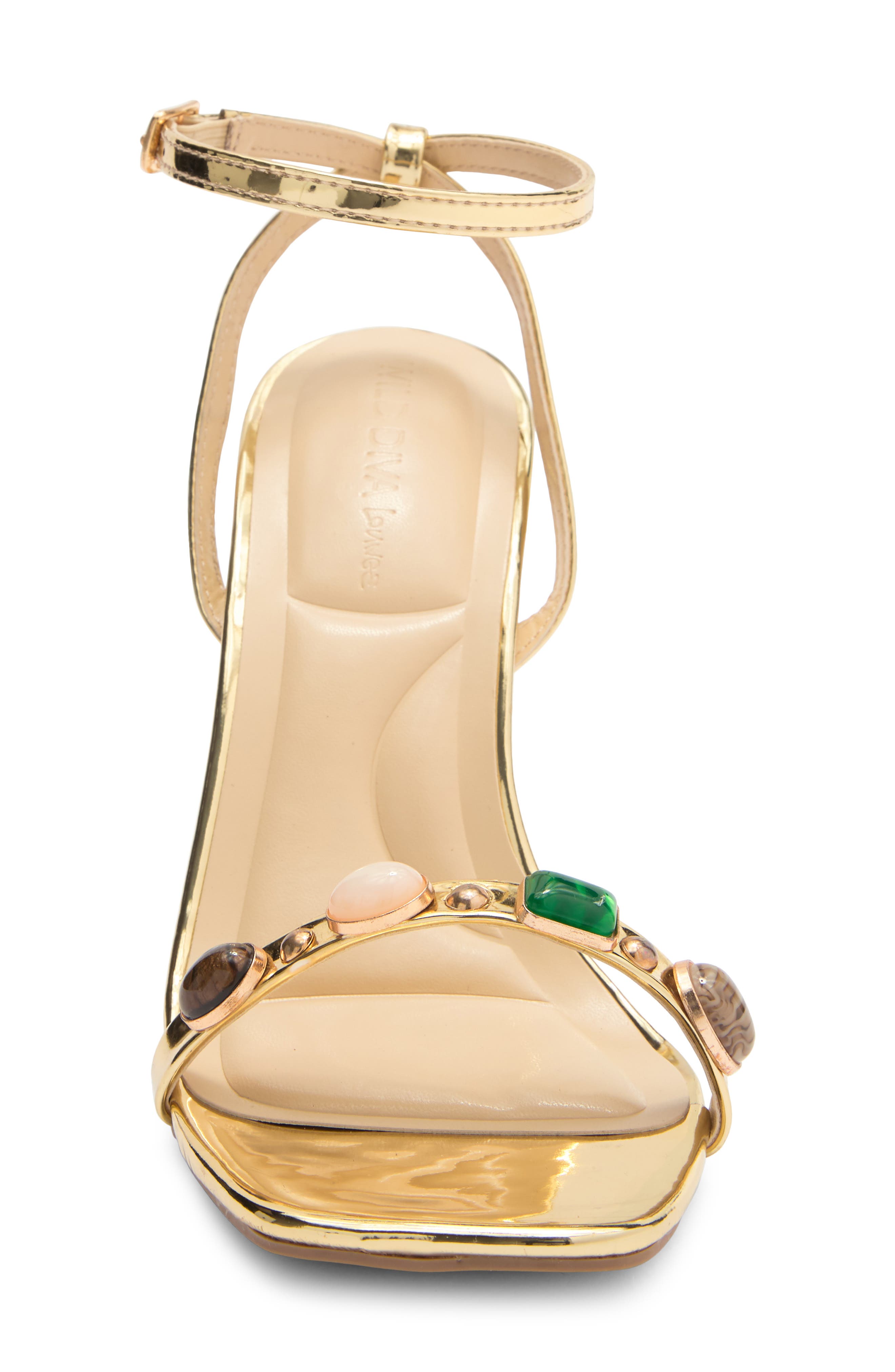 Narala Ankle Strap Sandal, Alternate, color, GOLD