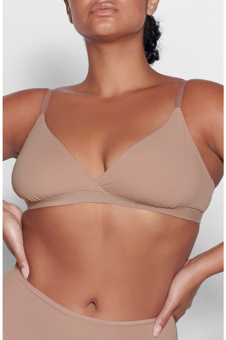 Fits Everybody Crossover Bralette, Main, color, SIENNA