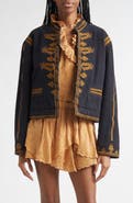 Isabel Marant Étoile Emalia Embroidered Cotton Jacket