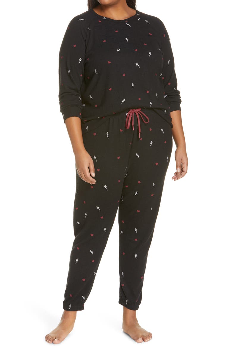 Peachy Pajamas, Main, color, BLACK
