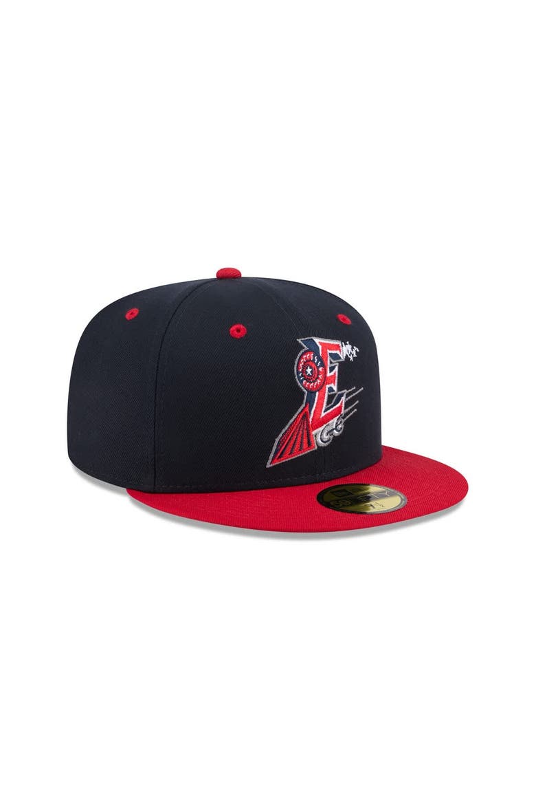 Men's New Era  Navy Round Rock Express Theme Nights 59FIFTY Fitted Hat, Alternate, color, Navy