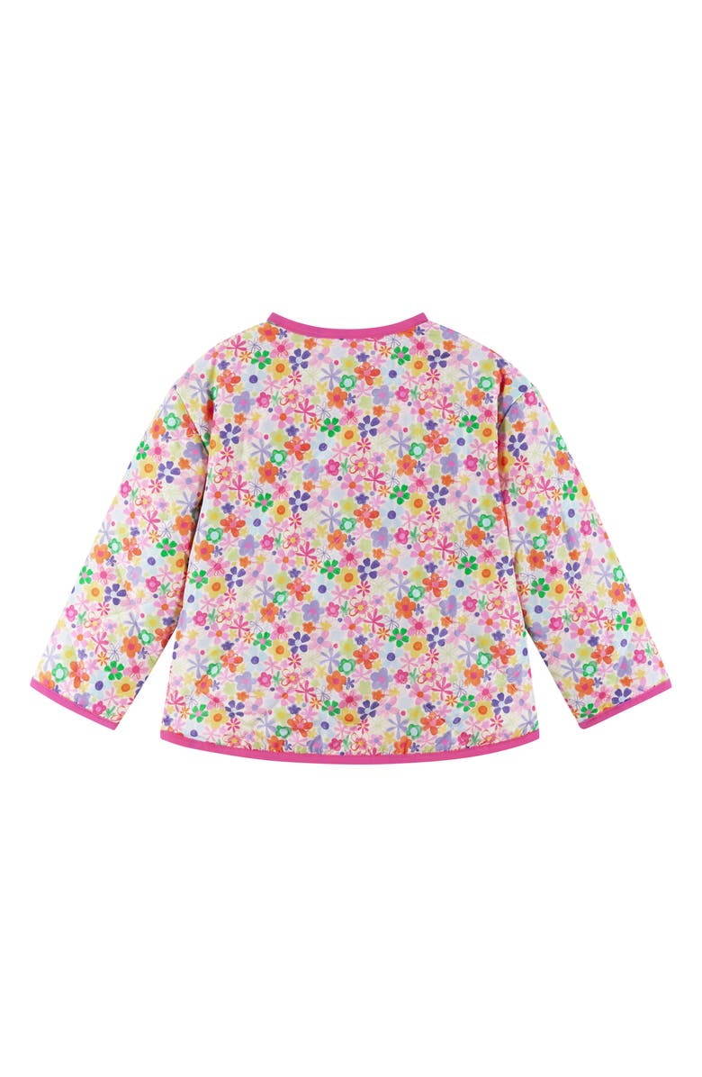 Andy & Evan Kids' Diamond Quilt Jacket, Alternate, color, Pink Floral