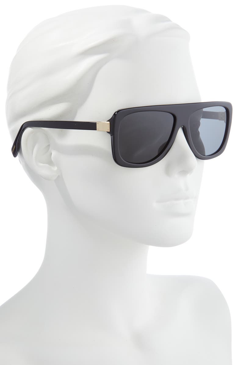 Burberry 59mm Rectangular Sunglasses, Alternate, color, 