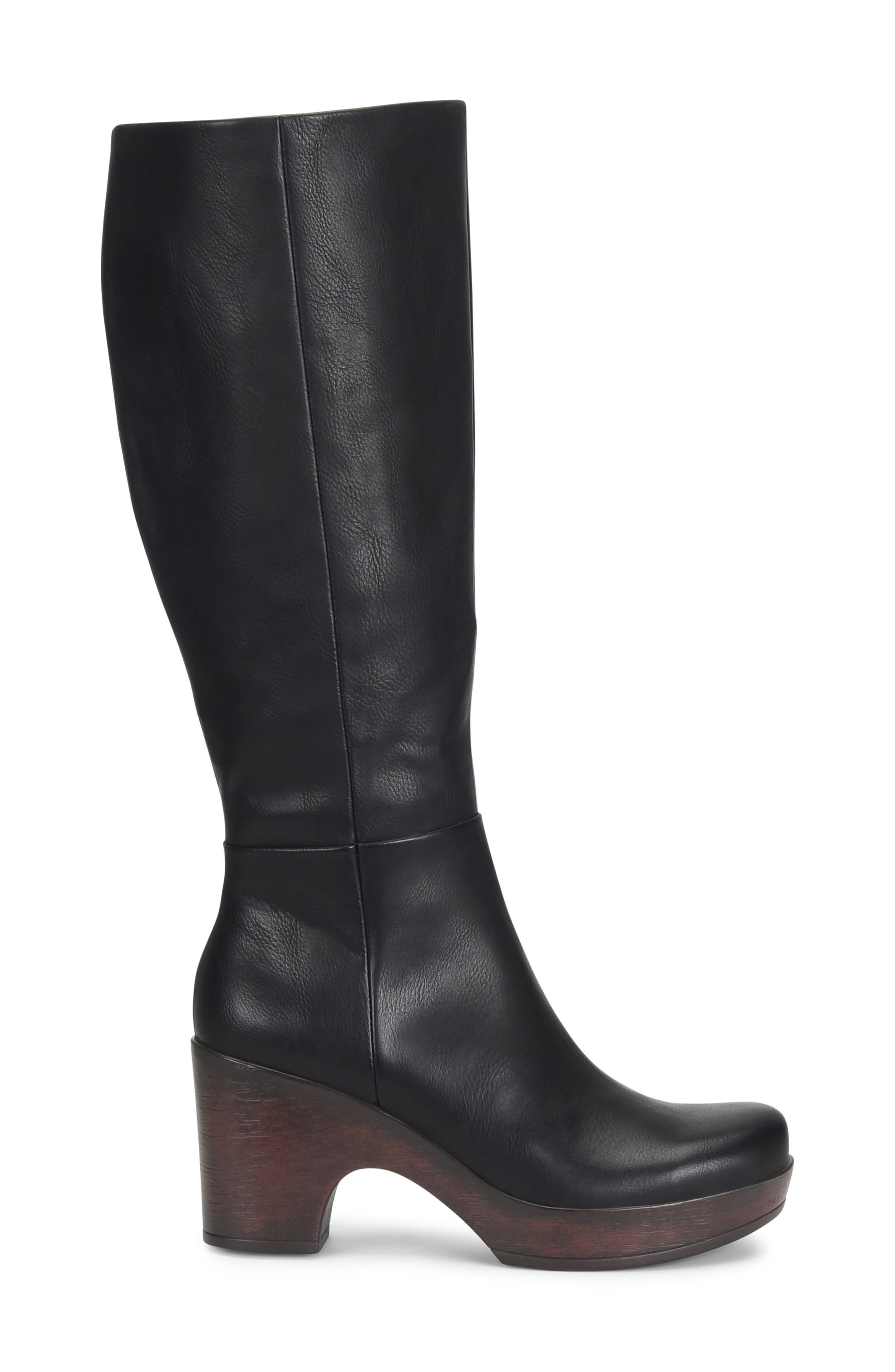 B O C BY BØRN Brogan Tall Platform Boot, Alternate, color, Black