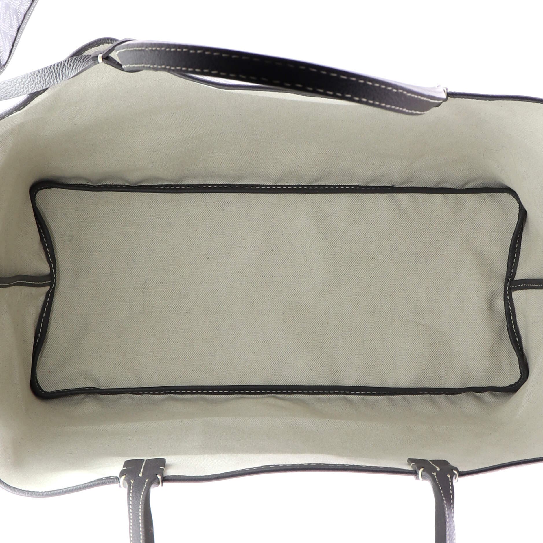 Pre-Owned Goyard Saint Louis Tote Coated Canvas PM, Alternate, color, Gray