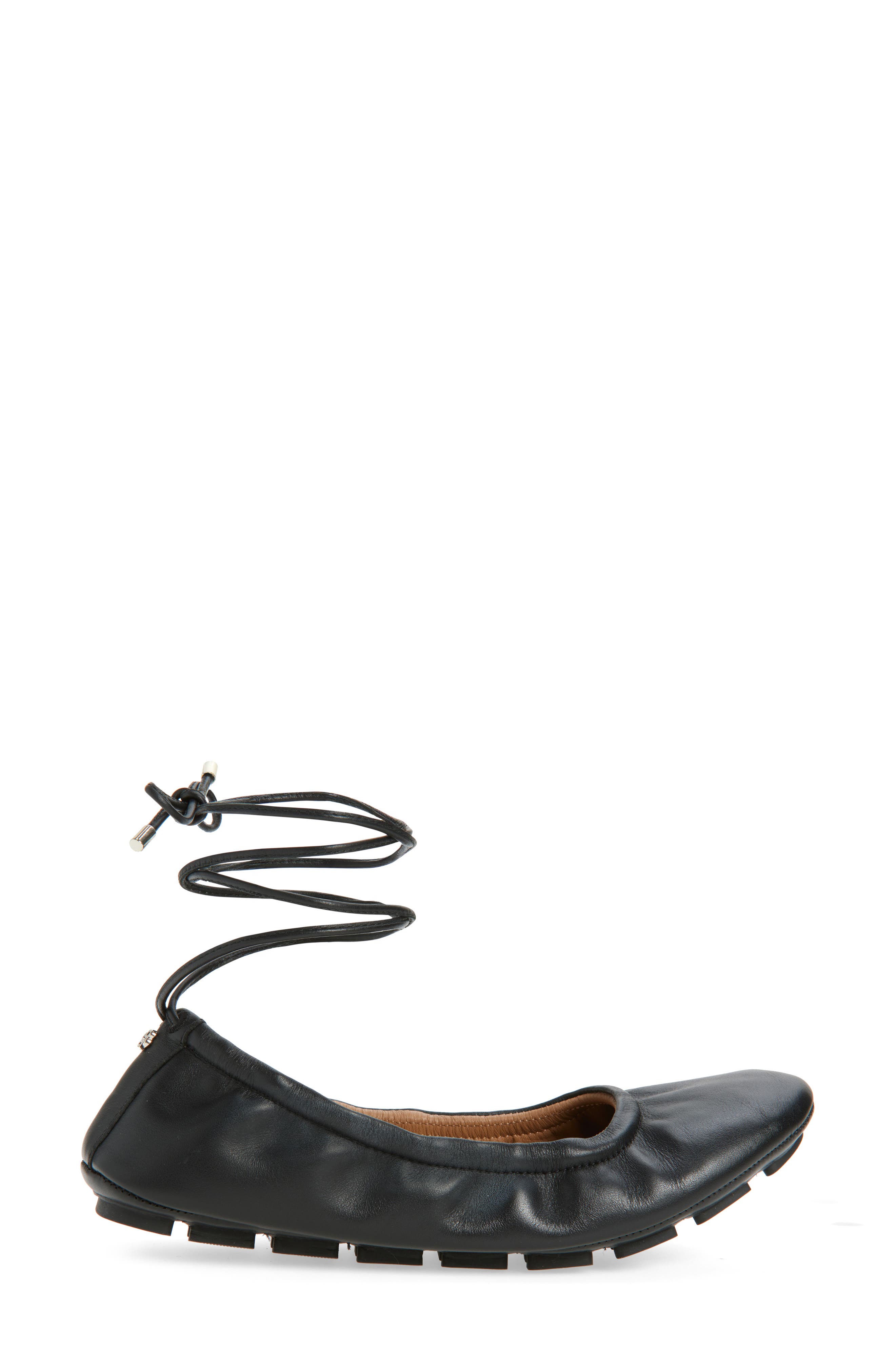 BOSS Roxanne Ballerina Flat, Alternate, color, Black