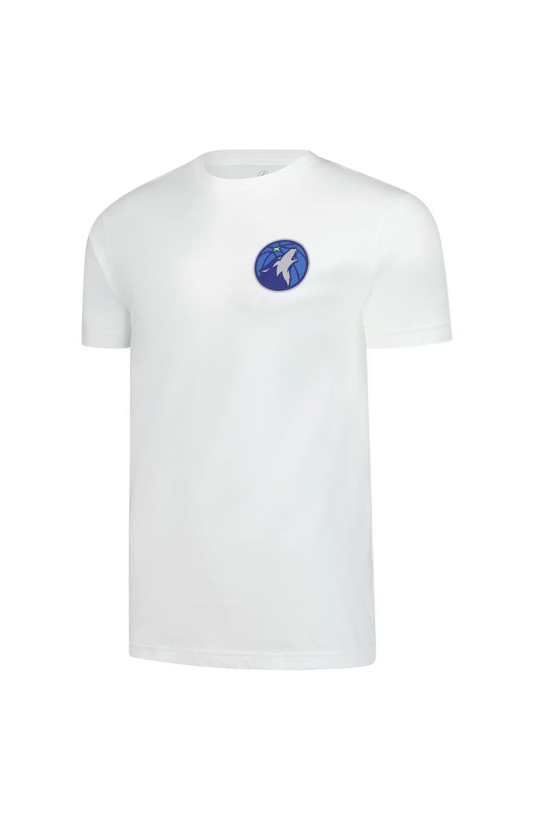 FISLL Unisex FISLL  White Minnesota Timberwolves Burst Logo T-Shirt, Alternate, color, White