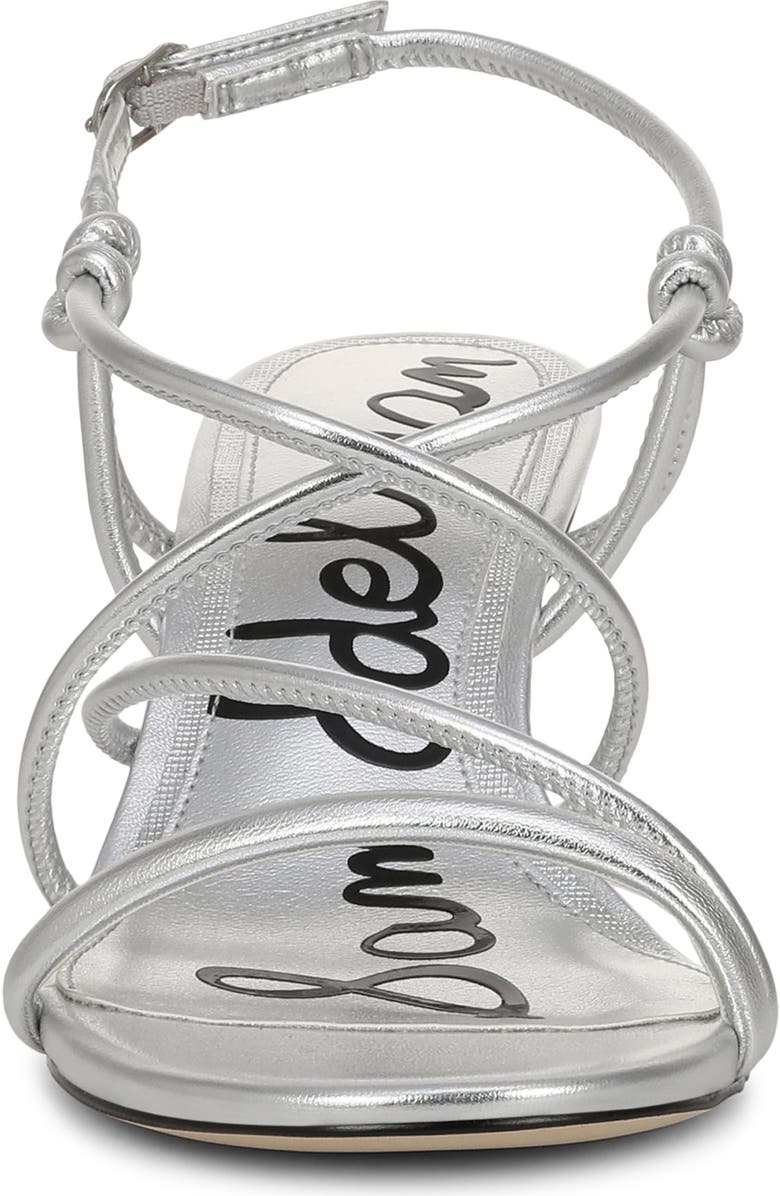 Sam Edelman Rianna Strappy Sandal, Alternate, color, Soft Silver