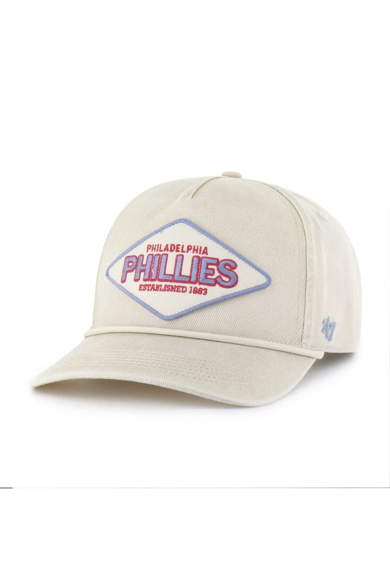 Men's '47 Khaki Philadelphia Phillies Cairn Hitch Adjustable Hat, Alternate, color, Khaki