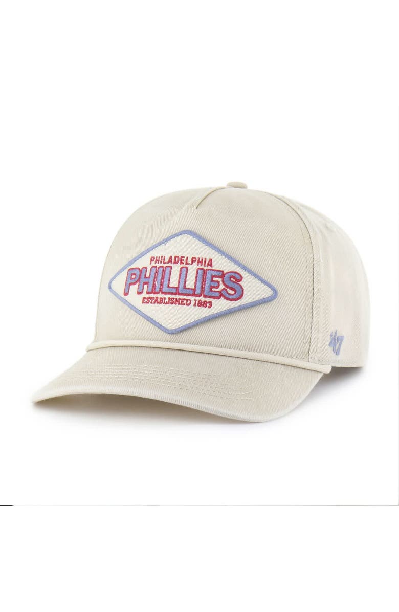 '47 Men's '47 Khaki Philadelphia Phillies Cairn Hitch Adjustable Hat, Alternate, color, Khaki