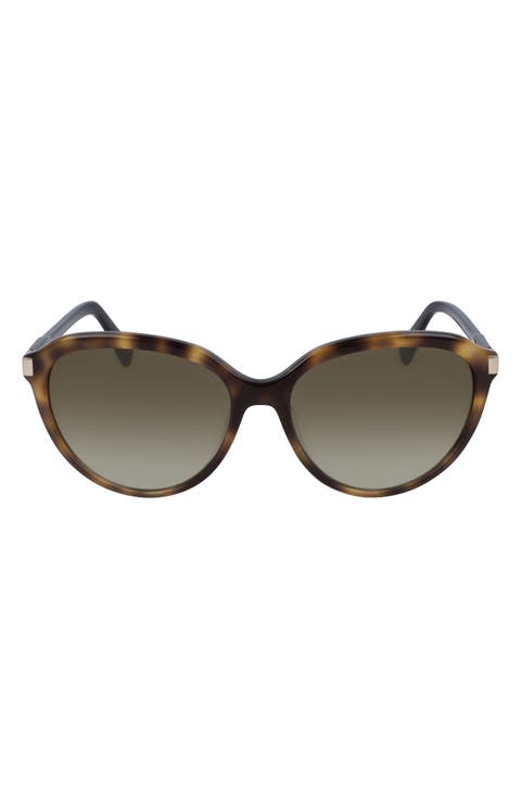 Le Pliage 56mm Gradient Tea Cup Sunglasses