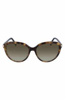 Le Pliage 56mm Gradient Tea Cup Sunglasses