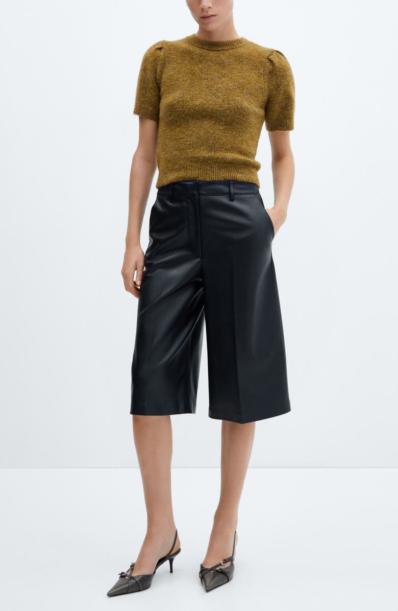 MANGO Short Sleeve Sweater, Alternate, color, 