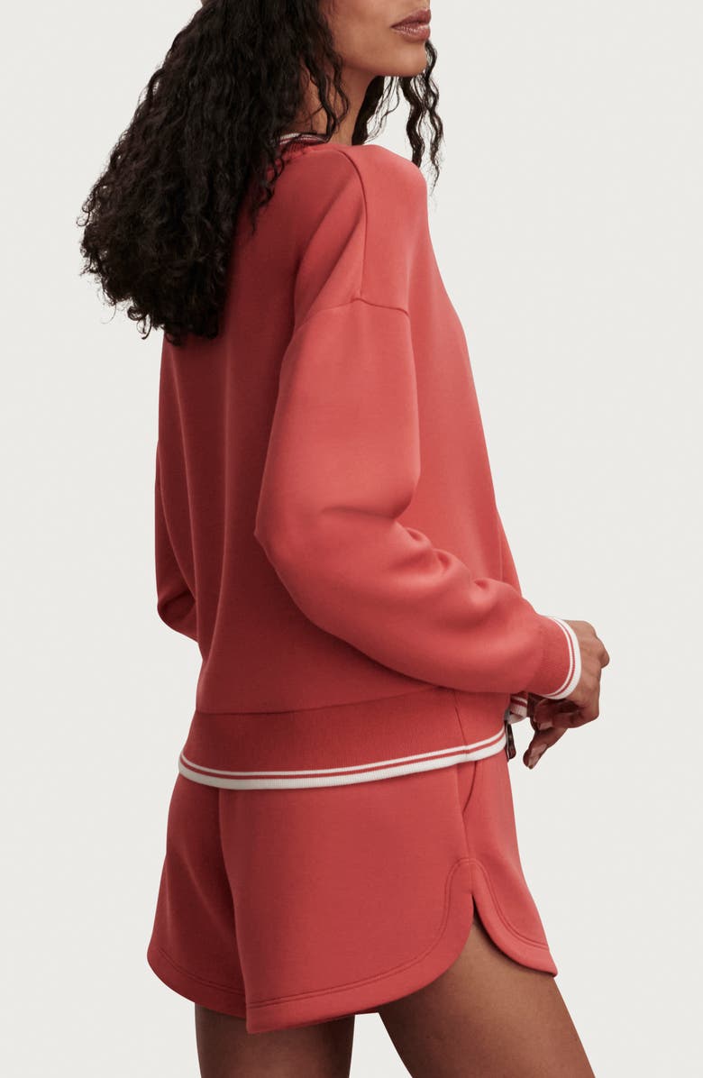 Varley Blithe Crop Sweatshirt, Alternate, color, Baked Apple