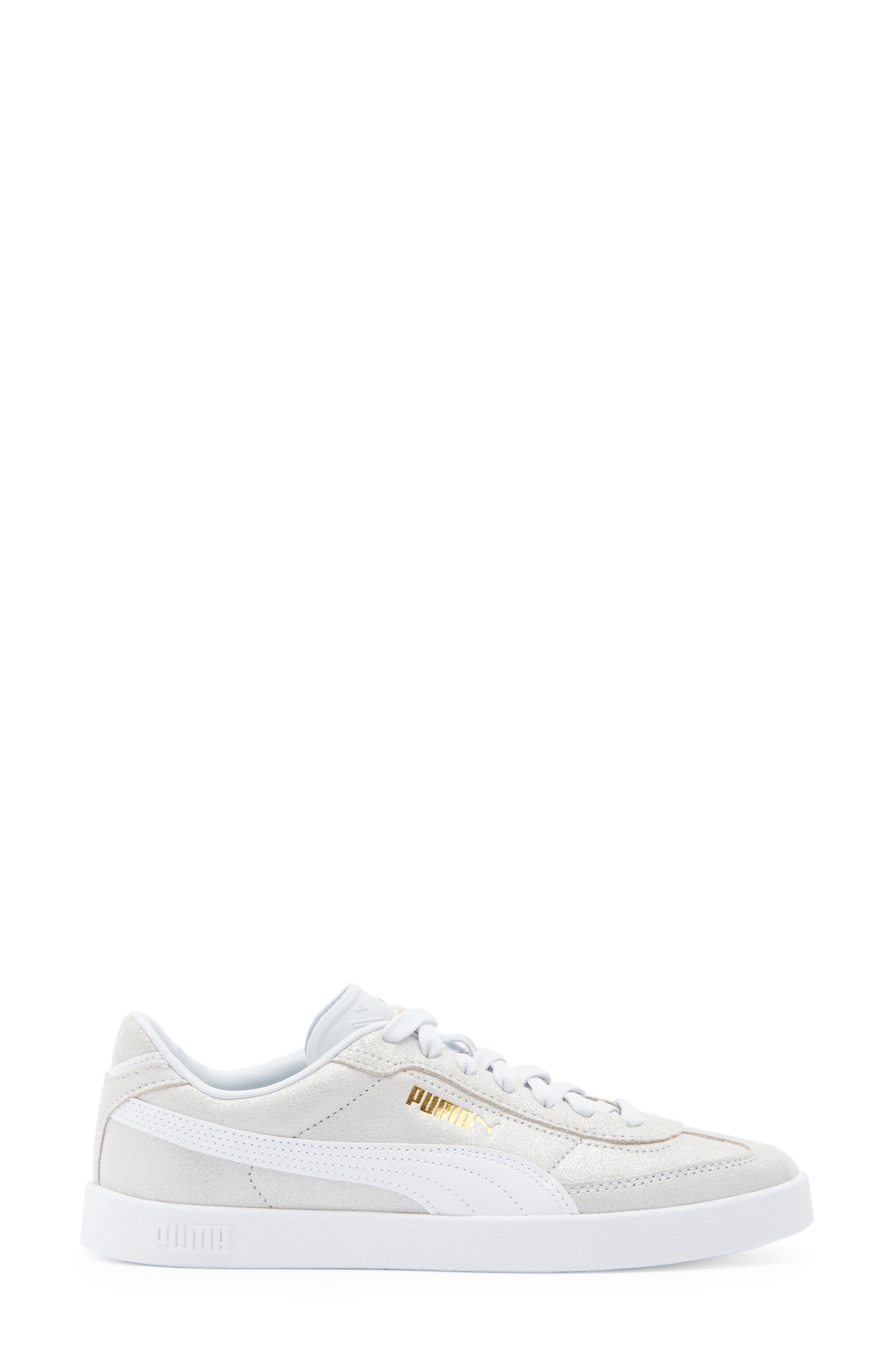 PUMA Club II Era Luminous Sneaker, Alternate, color, Silver Mist/ Puma White/ Gold