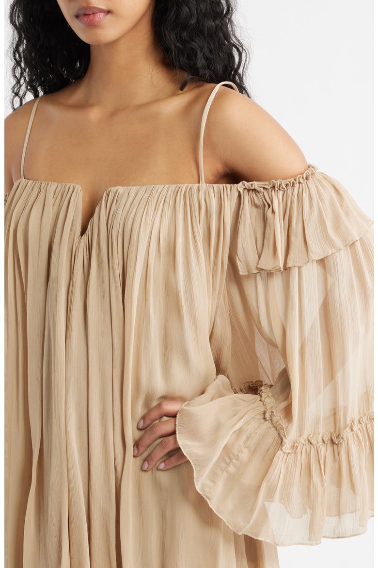 beach cold shoulder dress Lascana Women's Embroidered Cold Shoulder Dress