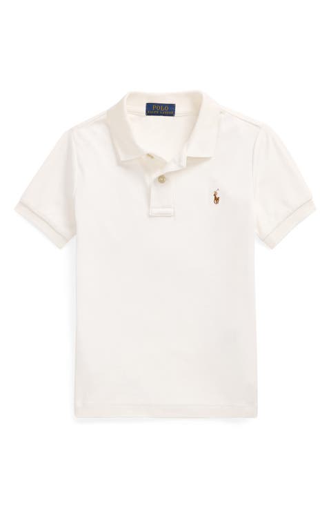 Kids' Basic Solid Cotton Polo