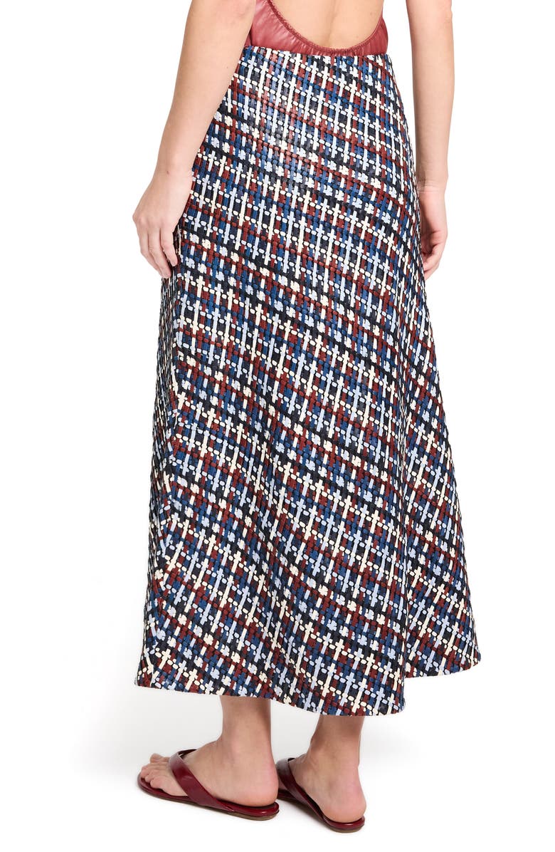 TWP Leather A-Line Skirt, Alternate, color, 