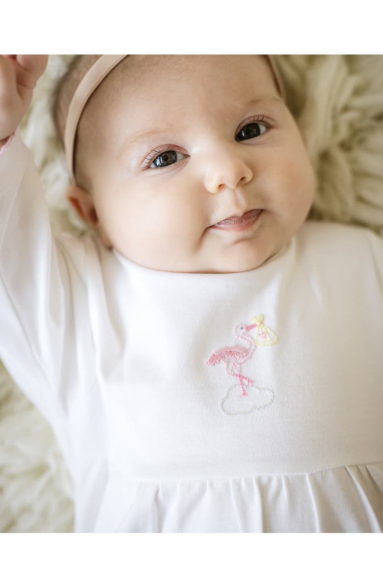 Cuclie Just Delivered Gown, Alternate, color, White & Pink