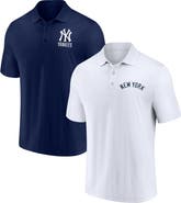 FANATICS Men's Fanatics Branded Navy/White New York Yankees Two-Pack Logo Lockup Polo Set