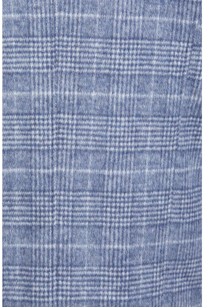 Upton Wool Blend Car Coat, Alternate, color, NAVY PLAID
