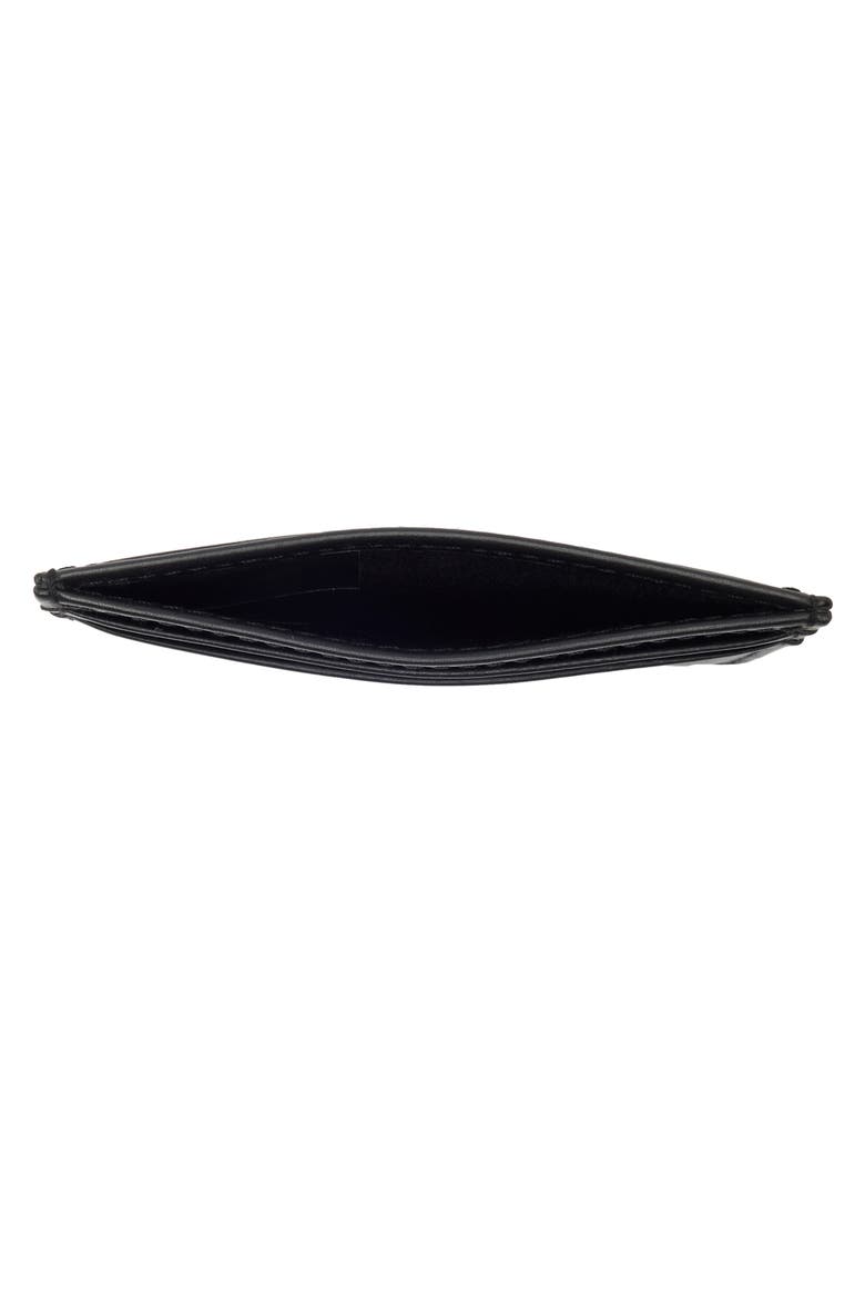 Randy Leather Card Case, Alternate, color, BLK