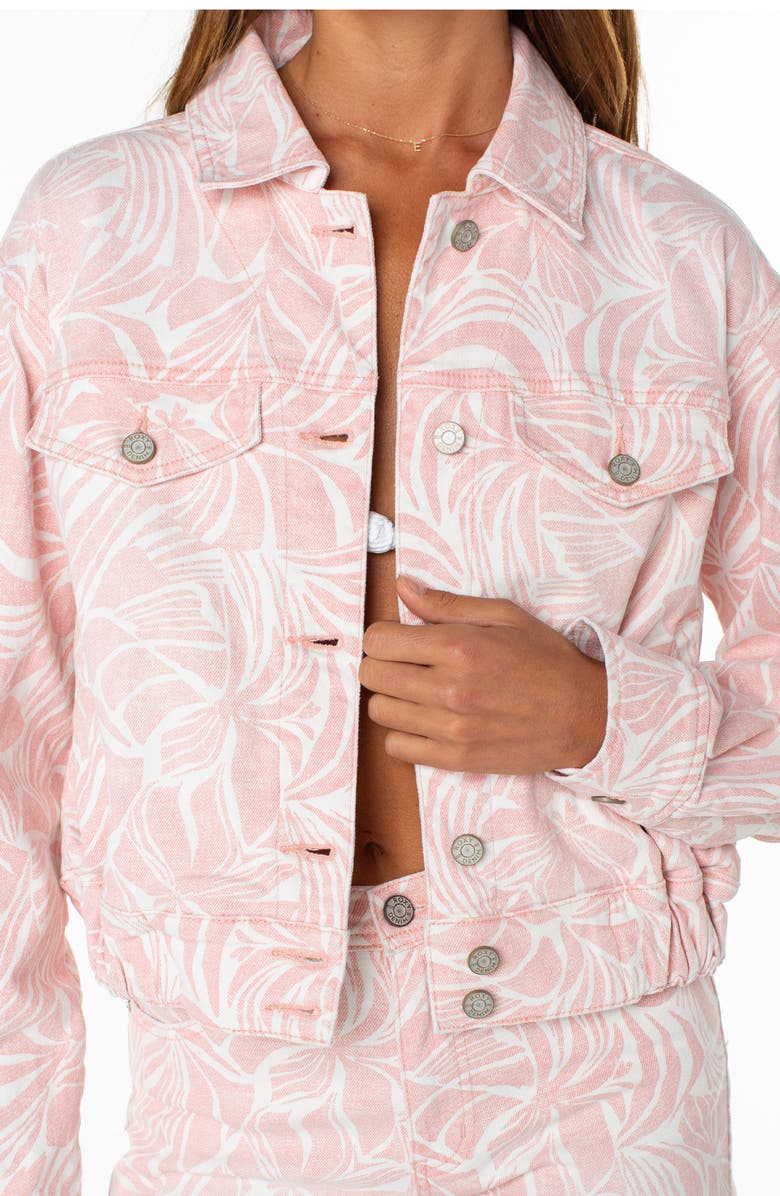 Roxy Up to Putty Denim Jacket, Alternate, color, Murex Shl