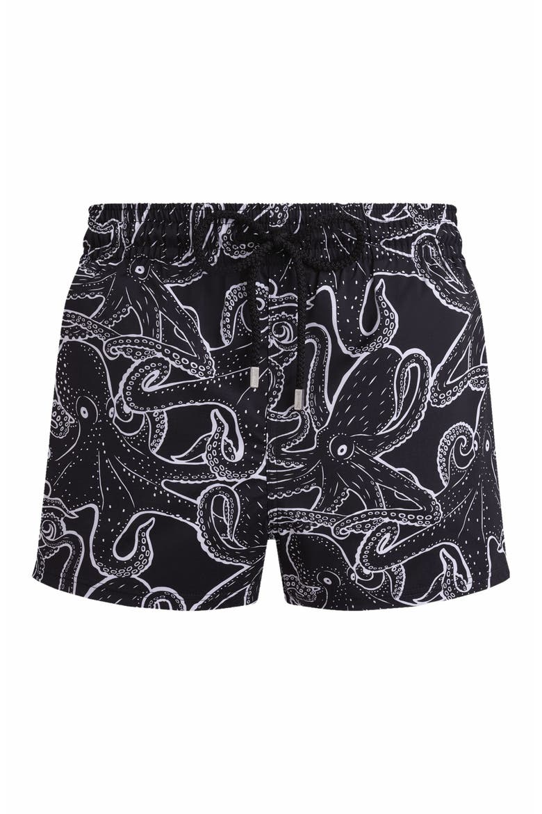 Men's Poulpes Short Swim Shorts, Alternate, color, NOIR