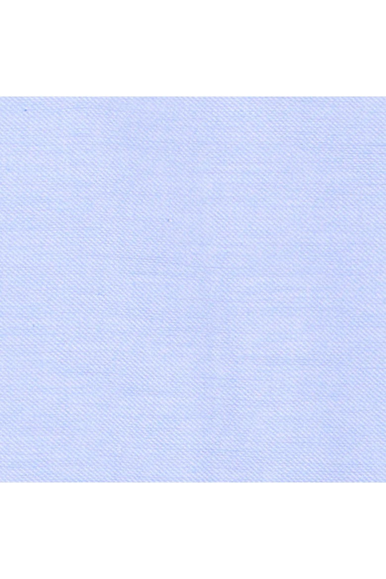 Cotton Chambray Ruffle Blouse, Alternate, color, Blue