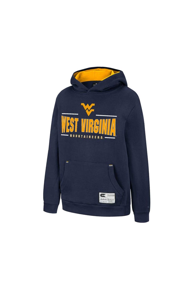 COLOSSEUM Youth Colosseum Navy West Virginia Mountaineers Lead Guitarists Pullover Hoodie, Alternate, color, Navy