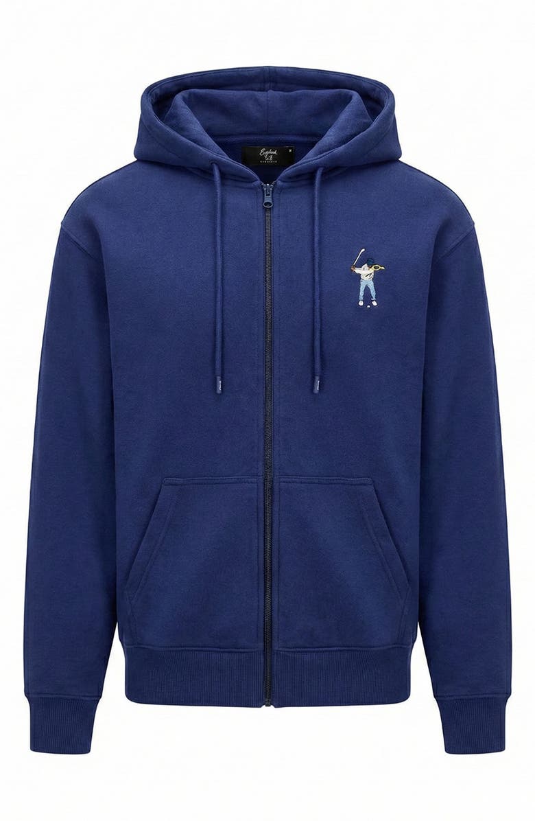 Eastside Golf Swingman Full Zip Hoodie, Main, color, Blue Void