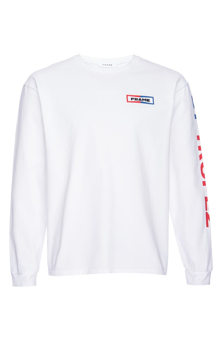 FRAME La Plage Long Sleeve T-Shirt, Main, color, 