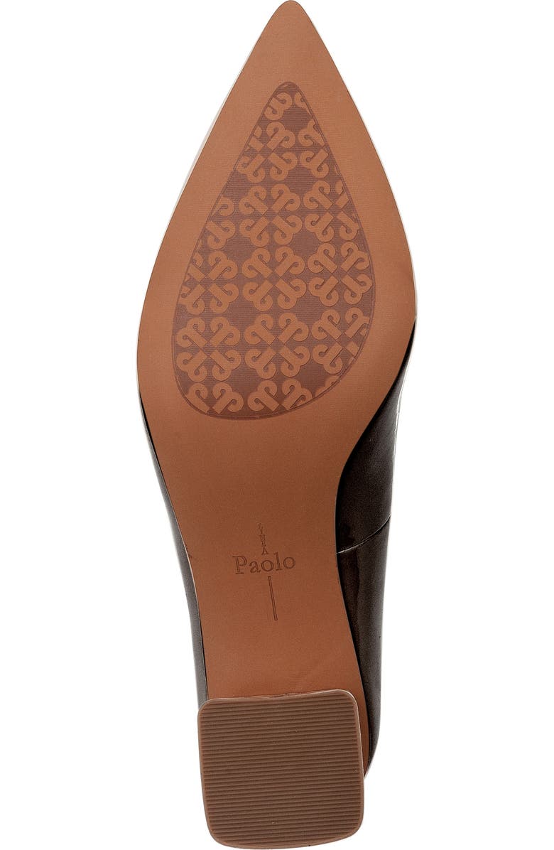 Linea Paolo Bilson Pointed Toe Pump, Alternate, color, Black Patent