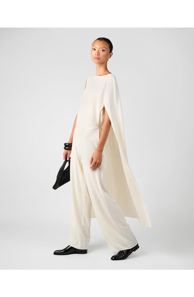 WeWoreWhat Draped Dolman Sleeve Jumpsuit, Main, color, Ivory