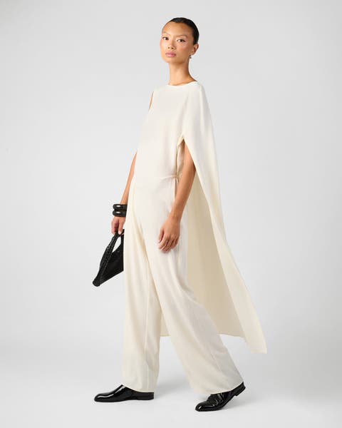 Draped Dolman Sleeve Jumpsuit