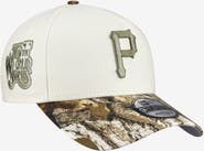 New Era Men's New Era Cream/Realtree Camo Pittsburgh Pirates 9FORTY A-Frame Adjustable Hat