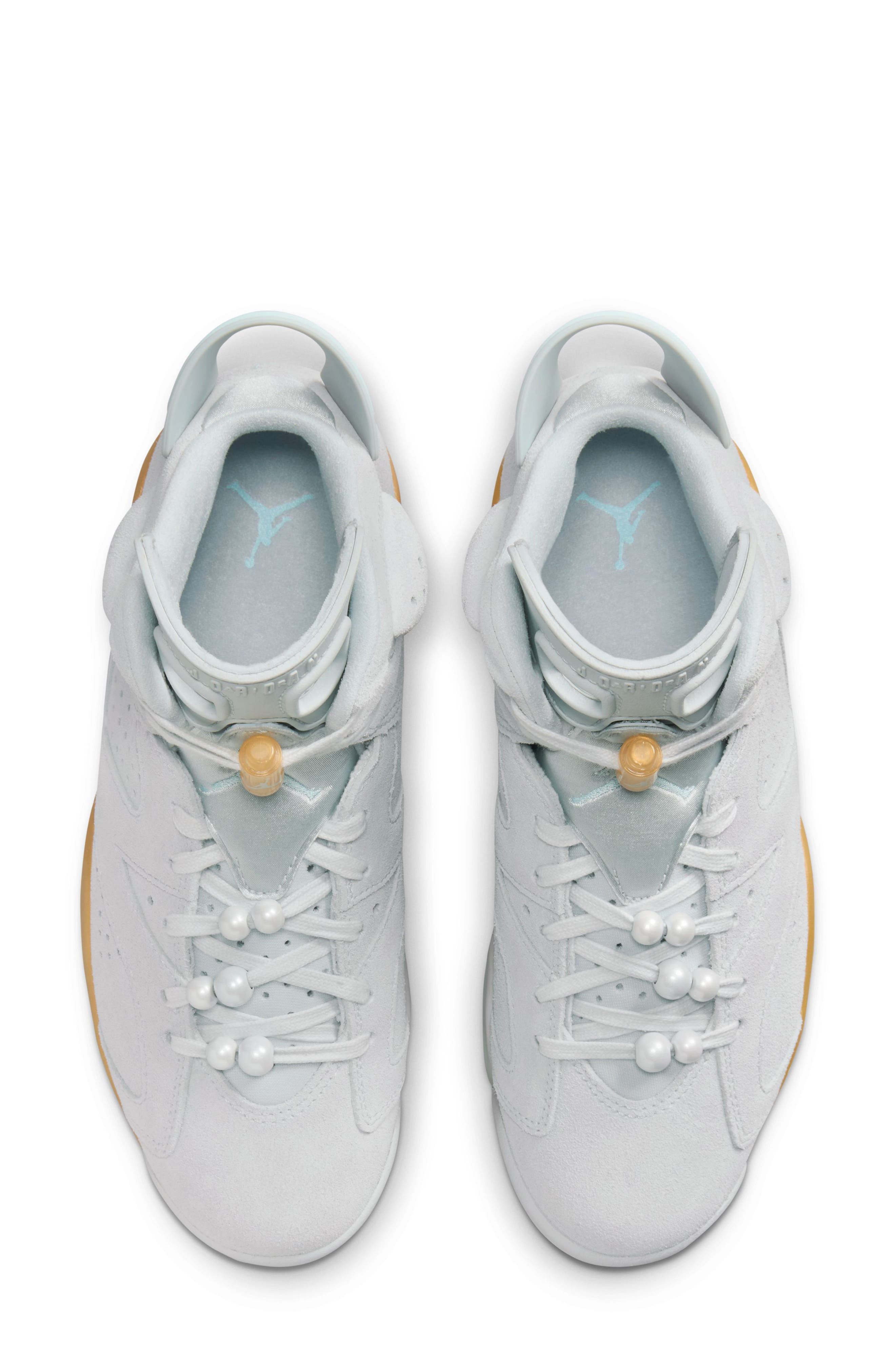 Jordan Air Jordan 6 Retro Pearl High Top Sneaker, Alternate, color, 