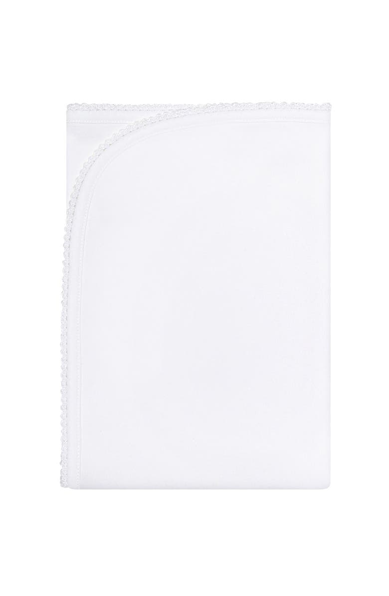 Nellapima White Crochets Blanket - Baby, Main, color, White