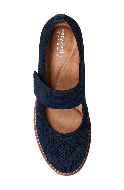 Easy Spirit Women's Venna Eflex Lightweight Mary Jane Flats In Dark Blue