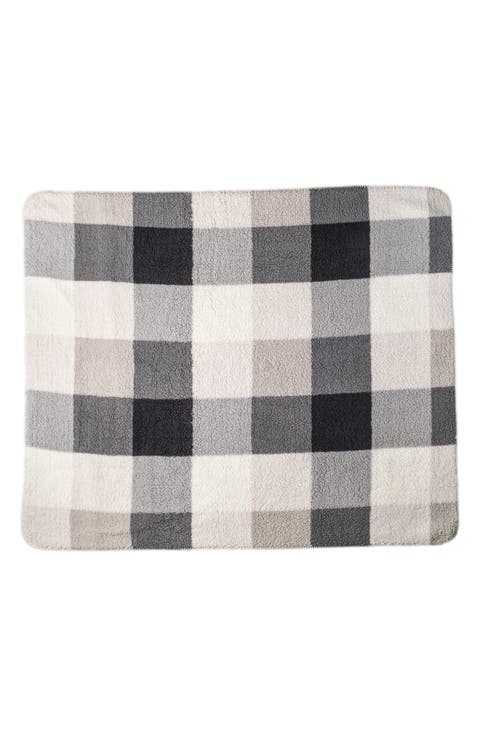 Faux Shearling Throw Blanket